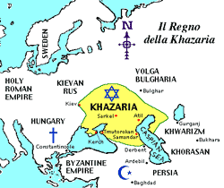 Map of Khazaria